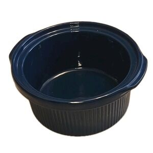 Vintage Rival Crock-Pot Green Ceramic Stoneware Insert Only 3.5 Qt Model 3154 31